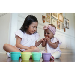 SET 4 RECIPIENTE SILICON SNAP&GO, MELII, 4*177 ML - Img 3