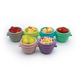 SET 6 RECIPIENTE SILICON SNAP&GO, MELII, 59 ML - Img 3