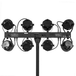 SET 8 PAR-URI 12X1W RGBW + TREPIED SI HUSE TRANSPORT - Img 21