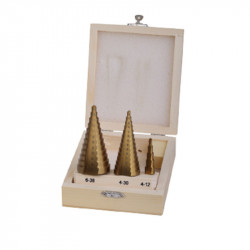 Set burghie metal hss-ti conice in trepte 4-38mm - 3p. - Img 2