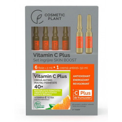 SET CADOU VIT. C PLUS "SKIN BOOST" 40+ (6fiole*2ml+1cr.antirid 50ml) COSMETIC PLANT