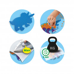 Set creativ Green Beedz – Margele de calcat Triceraptos - Img 4