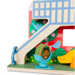 Set de joaca din lemn cu accesorii Scoala Rostogol GO TOTs - Img 2