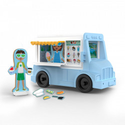 Set de joaca magnetic Food Truck- Melissa & Doug - Img 2