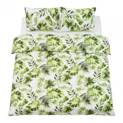 Set de pat king size bumbac, 144 TC,Palm - Img 3