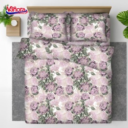 Set de pat king size bumbac,92 gsm,Peony - Img 2