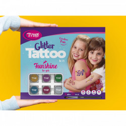 Set de tatuaje cu sclipici TyToo Funshine - Img 2