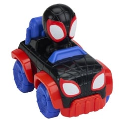 SPIDEY SI PRIETENII LUI UIMITORI MARVEL SUPER ROLLERS SET FIGURINA MILES MORALES CU VEHICUL 5.5CM - Img 4