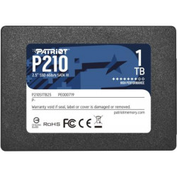 SSD PATRIOT, P210, 1TB, 2.5 inch, S-ATA 3, nespecificat, R/W: 520 MB/s/430 MB/s MB/s, "P210S1TB25" - Img 2