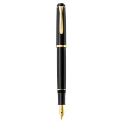 STILOU CLASSIC P200 M PENITA OTEL INOXIDABIL+ACCESORII PLACATE AUR CU PATRON NEGRU