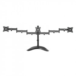 SUPORT de birou LOGILINK, pt 3 TV/monitor plat, diag. max 27 inch, rotatie, inclinare, pivotare, orizontala, verticala, totala, max 8 Kg x 3, "BP0051" - Img 2