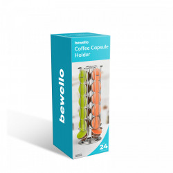 Suport metalic pentru capsule de cafea - 24 capsule Dolce Gusto - crom - Img 4