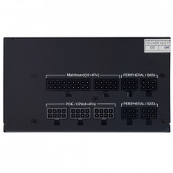 SURSA SPACER MODULARA 500 (for 500W Gaming PC), fan 120mm, 1x PCI-E (6+2), 3x S-ATA, 1x P8 (4+4), *bulk* "SP-MP-500" - Img 5