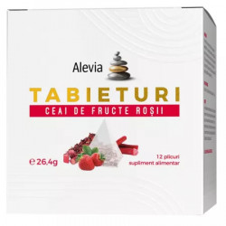 TABIETURI CEAI DE FRUCTE ROSII 12DZ