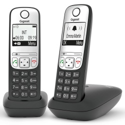 TELEFON DECT A690 DUO GIGASET SIEMENS - Img 2