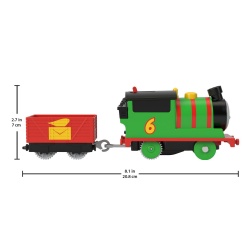 THOMAS LOCOMOTIVA MOTORIZATA PERCY CU VAGON - Img 9