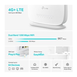 TP-LINK ROUTER 4G LTE Advanced Cat6 - Img 5