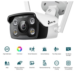 TPL VIGI 4MP BULLET WIFI CAM 4MM C340-W - Img 2