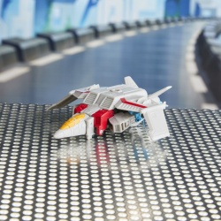 TRANSFORMERS CYBERWORLD ROBOT STARSCREAM CONVERTIBIL 10CM - Img 7
