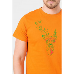 TRICOU CERB FAMILIE BARBATI ORANGE-S - Img 5