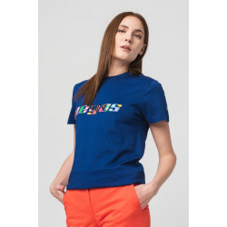 TRICOU LOGO MULTICOLOR FEMEI ROYAL BLUE - Img 4