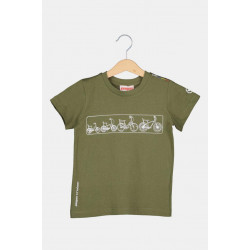 TRICOU MULTIBIKE PEGAS COPII KHAKI-4 - Img 1