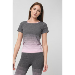 Tricou pegas grey pink-xs