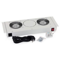 TRITON PANOU VENTILATIE 2X TERMOST NEGRU