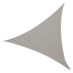 Umbrar de gradina triunghiular, impermeabil, culoare Gri, dimensiune 3 x 3 x 3 m - Img 3