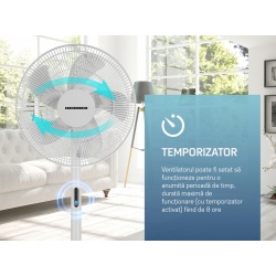 VENTILATOR CU PICIOR HEINNER HMSF-3WH - Img 10