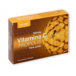 VITAMINA C+PROPOLIS F.ZAHAR 600MG 30CPR