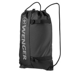 Wenger XC Fyrst Lightweight Drawstring Bag, Black