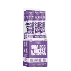 Wicked Cutz Breakfast Sticks, Ham Egg & Cheese, Carnat Cu Oua Si Branza, 42,g