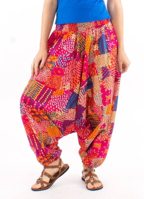 Salvari fuchsia 3 in 1 print etnic