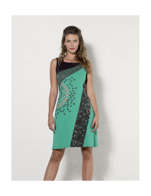 Rochie Hippie Chic Print Etnic