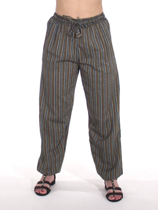 Pantaloni unisex dungi colorate