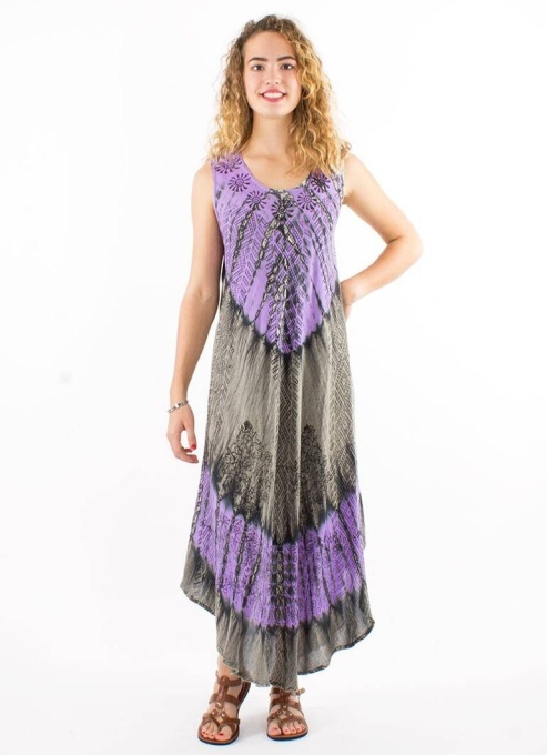 Rochie lunga de vara Baba Cool nuanta Lila