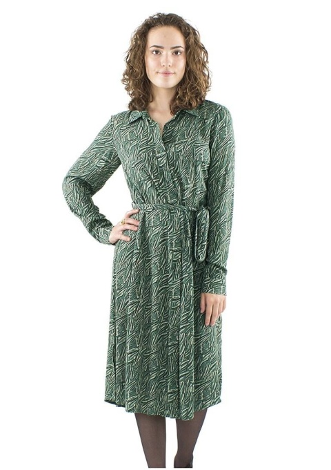 Rochie Midi Kaki Vintage Retro