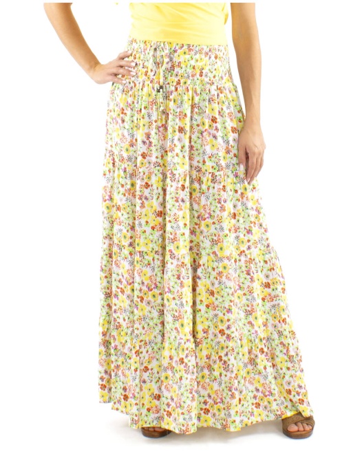 Fusta lungă Boemă Free Size Pretty print
