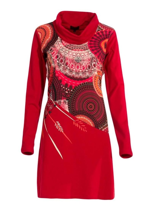 Rochie bumbac cu print Bamako