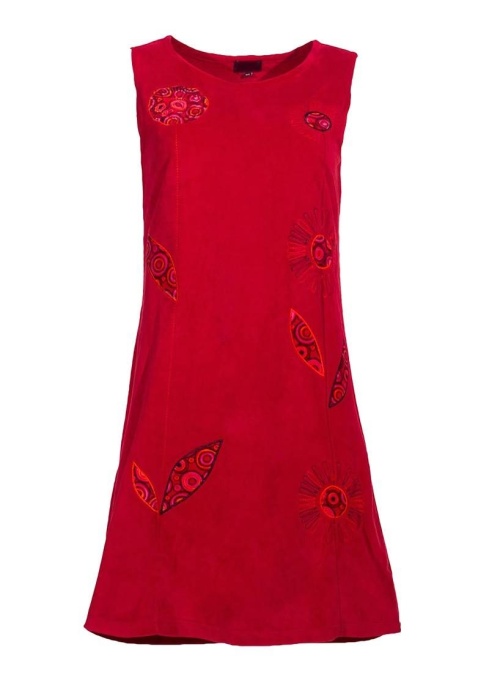 Rochie rosie baba-cool catifea polar