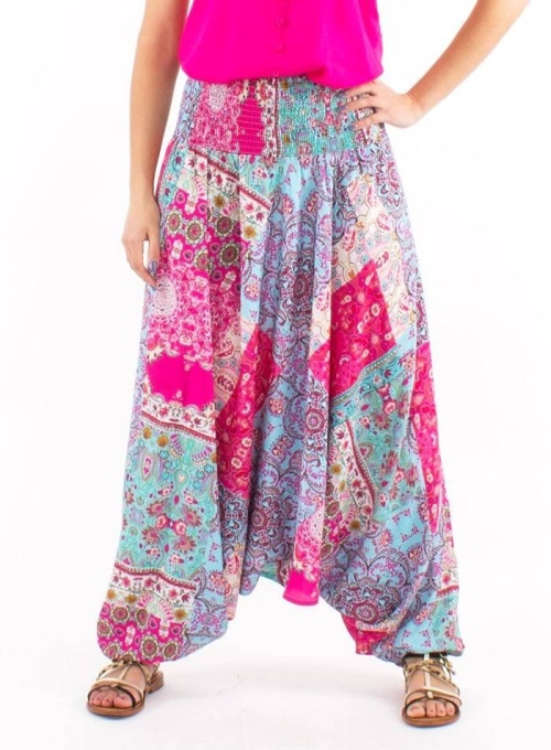 Salvari 3 in 1 print Sari