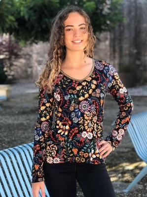 Bluza tricot boho-florala - Img 3