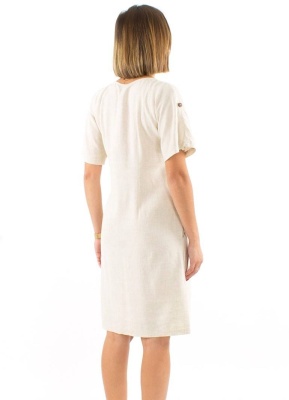 Rochie midi cu nasturi deco - Img 3