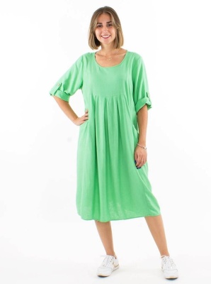 Rochie midi larga nuanta menta - Img 1