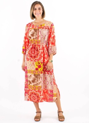Rochie patchwork croi lejer - Img 2