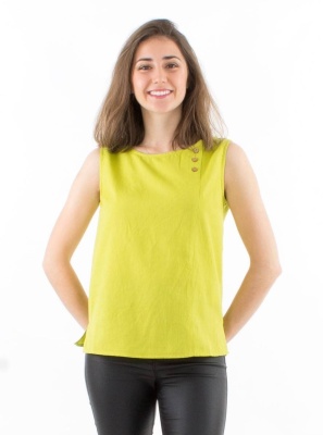 Bluza nuanta lime fara maneci - Img 1