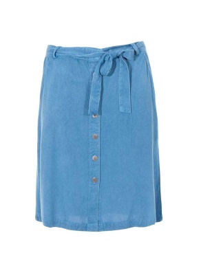 Fusta denim vintage cu nasturi - Img 2