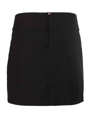 Fusta neagra cu broderie hippie-chic - Img 2
