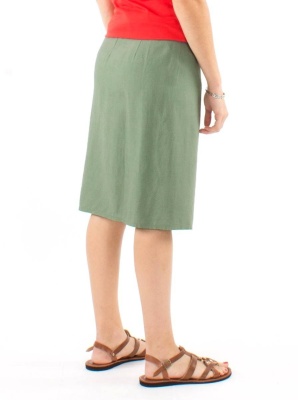 Fusta verde salvie croi wrap - Img 2
